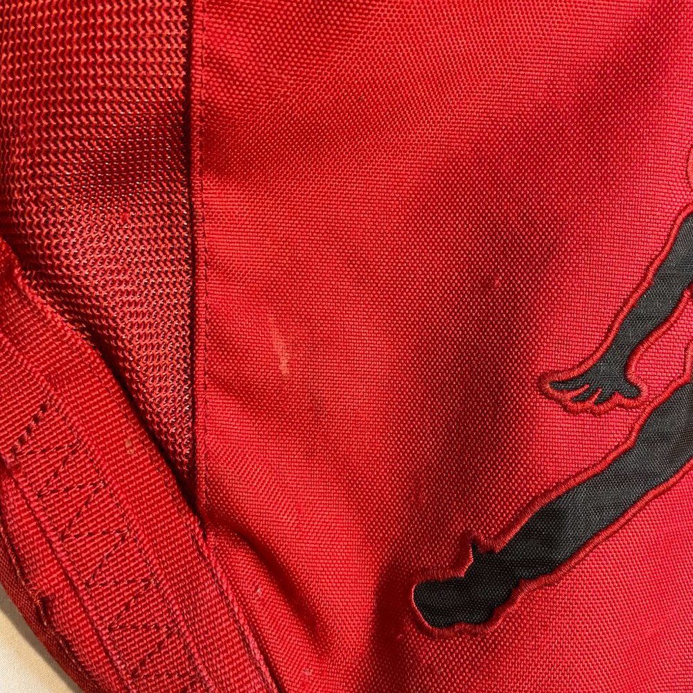 Red Vintage Jordan Drawstring Bag - Picture 4 of 4